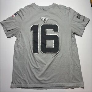 Nike Gray Graphic Number Tee